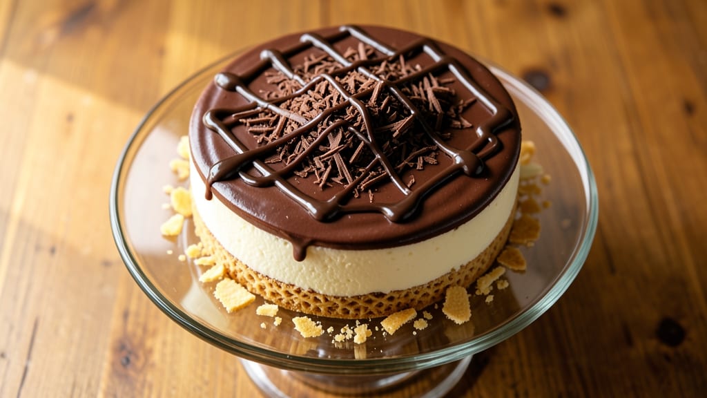 Cheesecake Factory Chocolate Tuxedo Cheesecake Recipe: Crispy Crunch Crown Over Fudgy Chocolate Layers