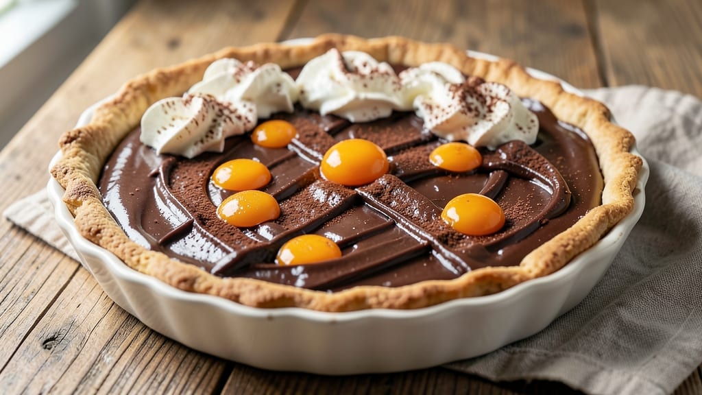 Baker's Unsweetened Chocolate Pie Recipe: Deep Cocoa Fudgy Crunch With Buttery Crust