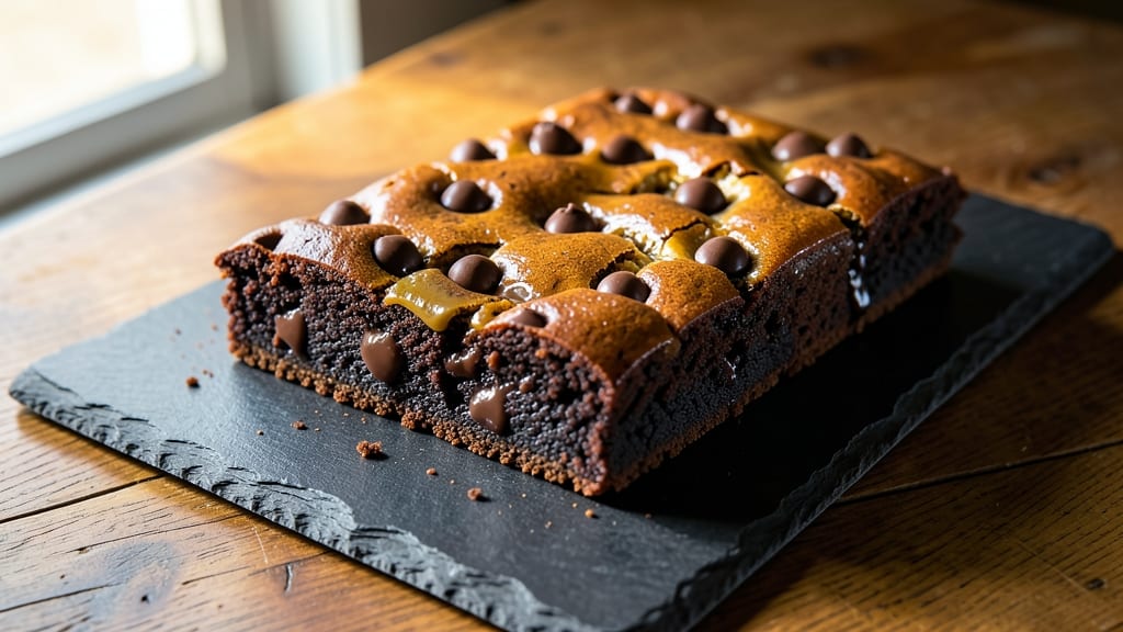 Brownie Recipe With Chocolate Chips And Cocoa: Double Chocolate Fudgy Crunch