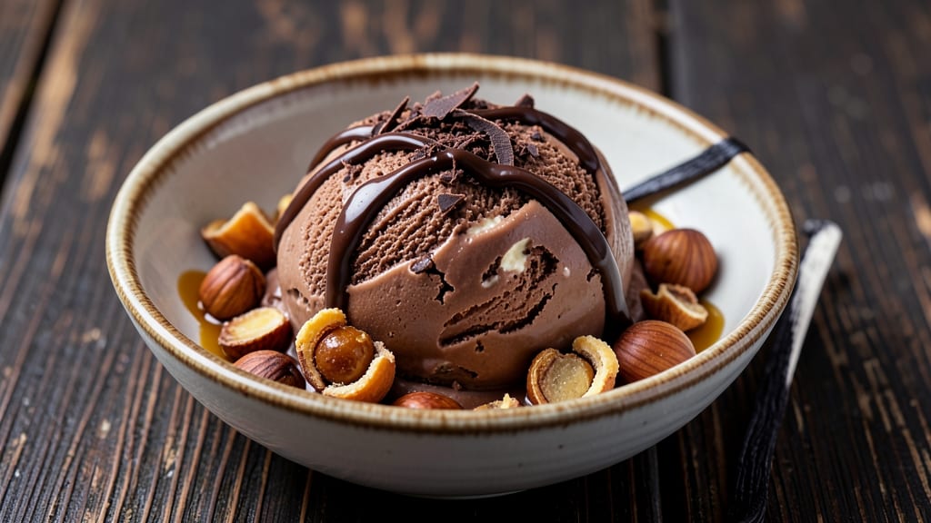 Belgian Chocolate Ice Cream Recipe: Deep Cocoa Intensity With Crunchy Hazelnut Swirls