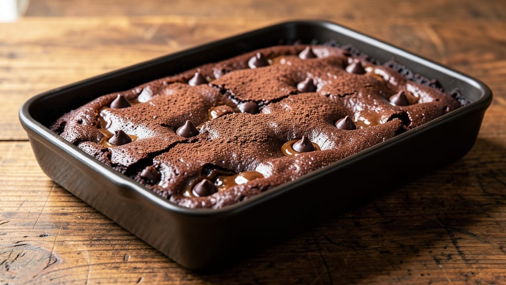 Brownie Recipe 9x13 With Chocolate Chips: Double Fudge Crunch in One Pan