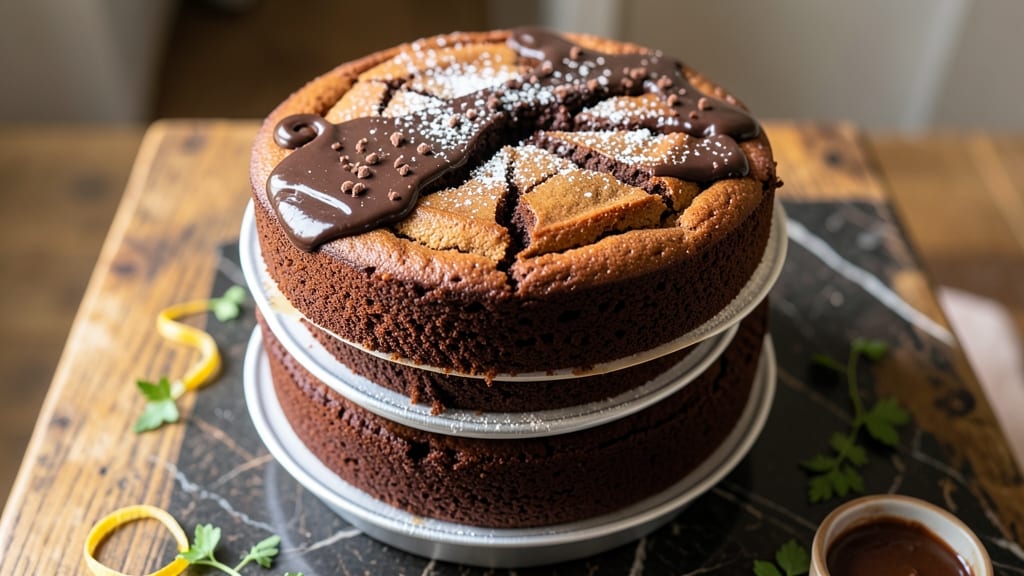 Big Fat Chocolate Cake Recipe: Triple-Layered Moistness With Crispy Top Magic