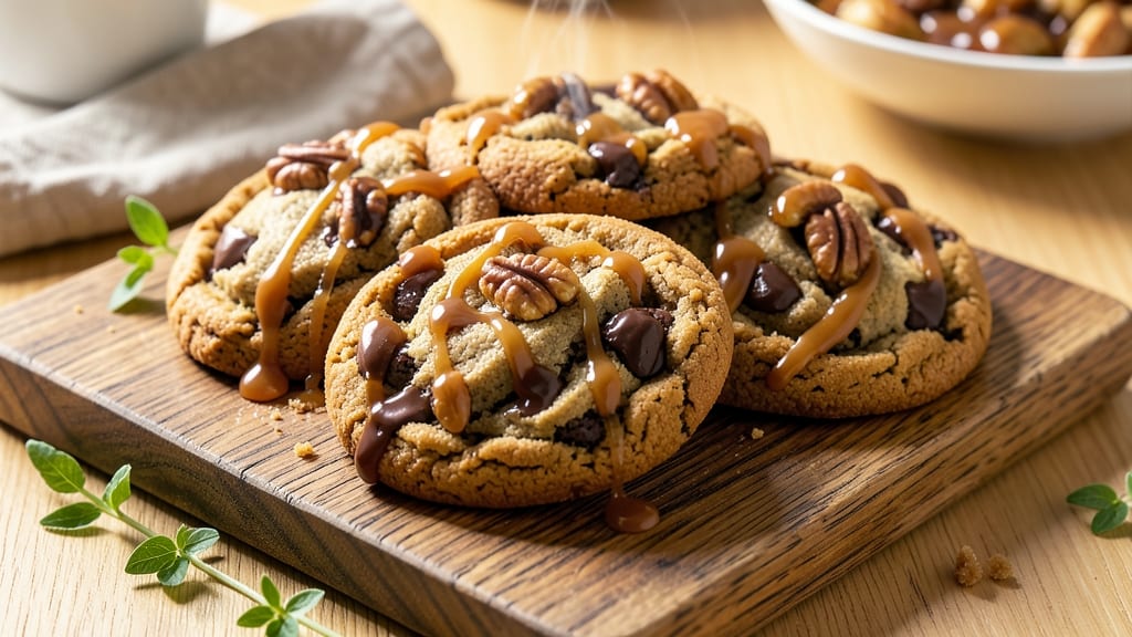 Caramel Pecan Chocolate Chip Cookie Recipe: Buttery Crunch Meets Gooey Pull-Apart Magic