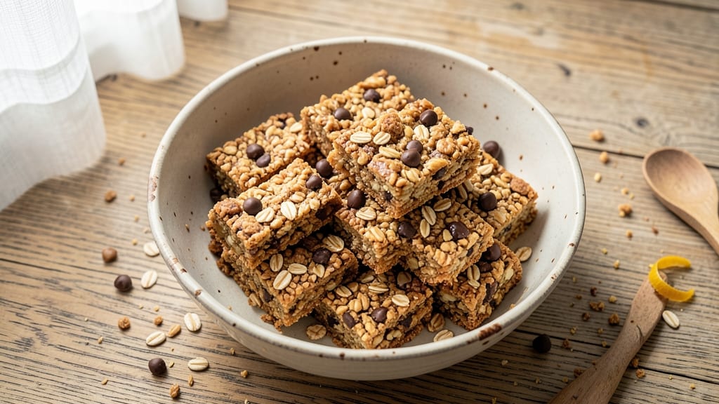 Chewy Peanut Butter Chocolate Chip Granola Bars Recipe: No-Bake Energy Bites With Nutty Crunch