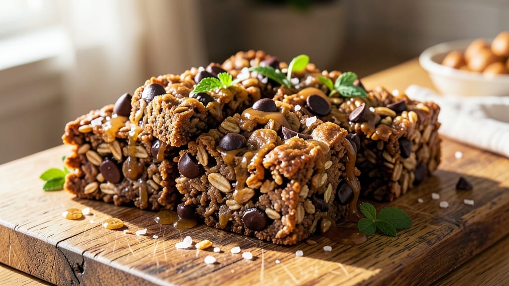Chewy Chocolate Granola Bars Recipe: No-Bake Fudgy Bites with Crunchy Clusters