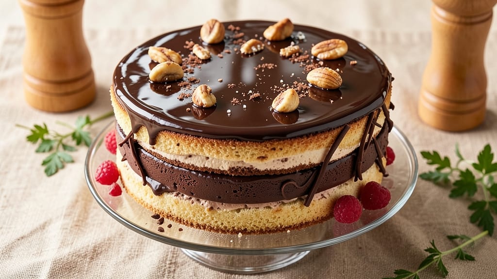 Belgian Chocolate Mousse Cake Recipe: Glass-Bowl Crunch Meets Silky Ganache