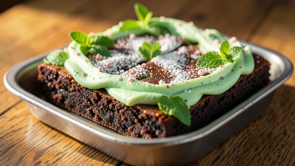 BYU Chocolate Mint Brownies Recipe: Fudgy Cocoa Base with Peppermint Swirl Magic