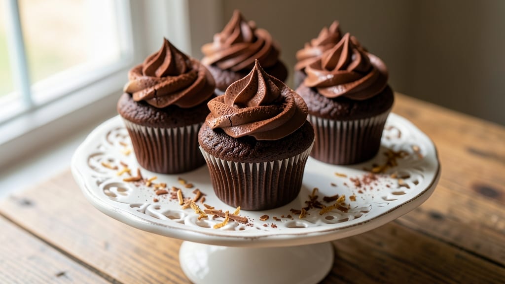 Belgian Chocolate Cupcakes Recipe: Deep Cocoa Fudge With Crispy Chocolate Crown