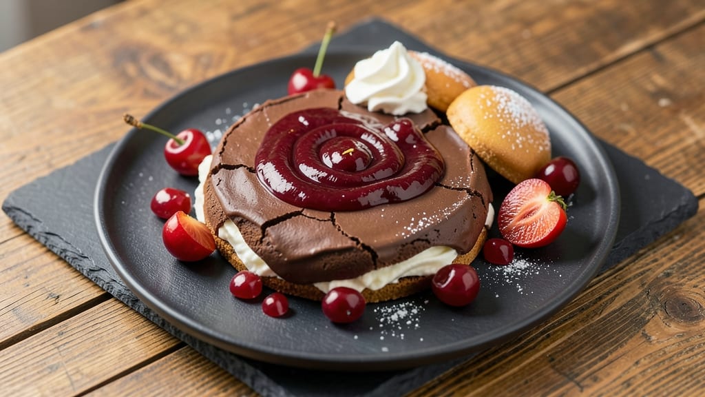 Cherry Chocolate Kisses Recipe: Tart Cherries Meet Gooey Chocolate Rivers