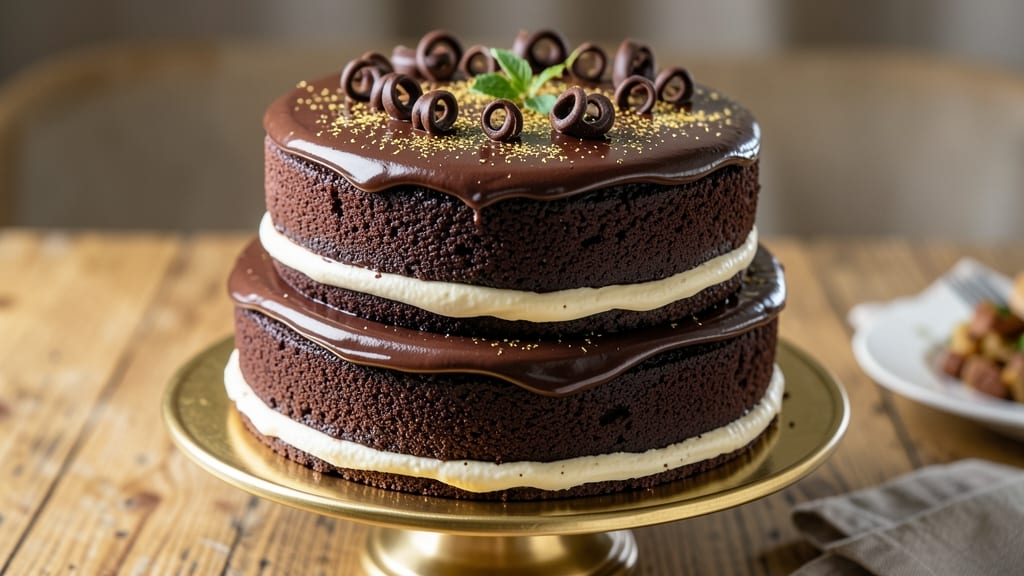 Candace Nelson's Chocolate Cake Recipe: Triple-Layered Fudgy and Crispy Crown Magic