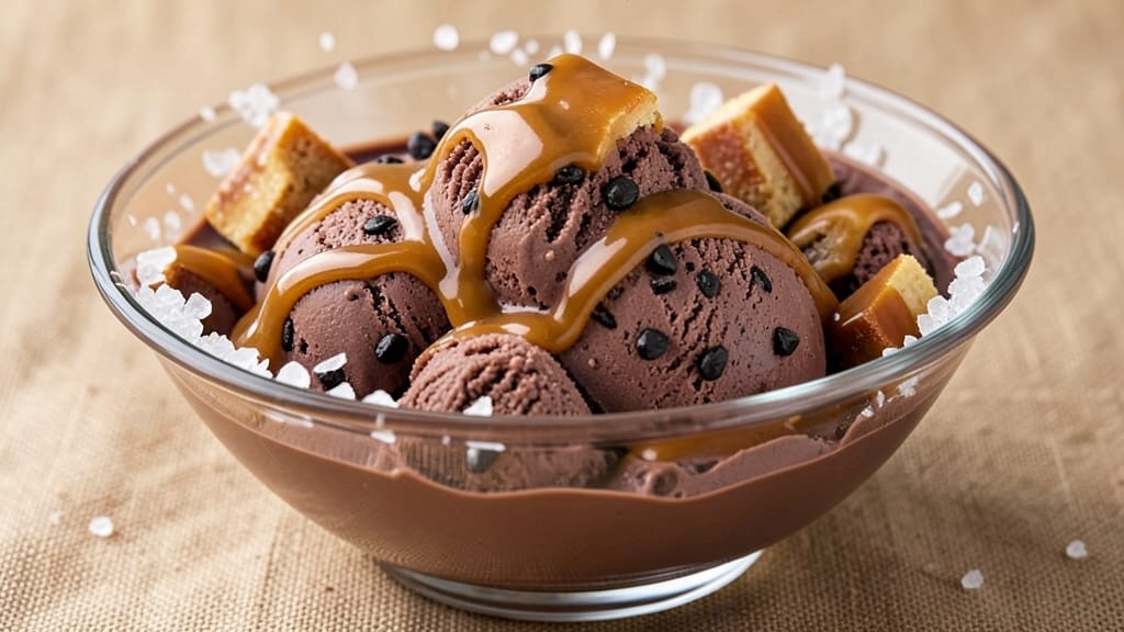 Caramel Chocolate Ice Cream Recipe: Silky Swirls With Buttery Salted Crunch