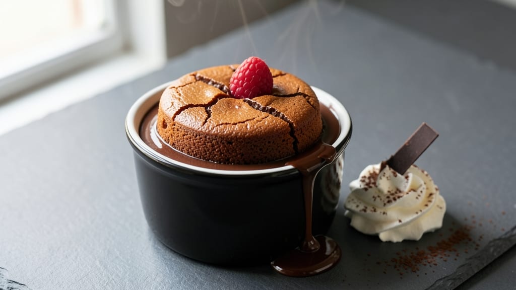Basic Chocolate Fondant Recipe: Warm Cocoa Heart With Crispy Edge Contrast