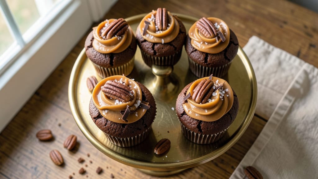 Baker's German Chocolate Cupcakes Recipe: Double Chocolate Layers and Nutty Frosting Fusion