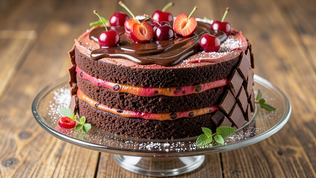 Cherry Cola Chocolate Cake Recipe: Fudgy Layers with Popping Cola Bubbles