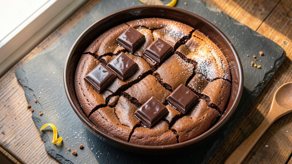 Brownie Recipe With Baking Chocolate Squares: Fudgy Cracks and Crispy Chocolate Crown