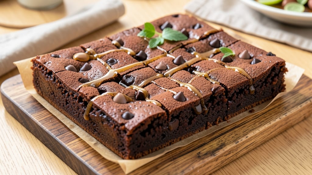Brownie Recipe Made With Chocolate Chips: Fudgy Cracks and Crispy Chocolate Topping
