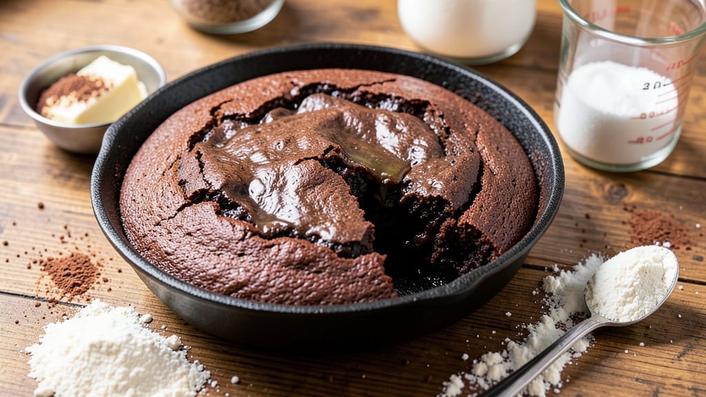 Cast Iron Chocolate Cake Recipe: Deep Fudge Cores and Buttery Crisp Edges