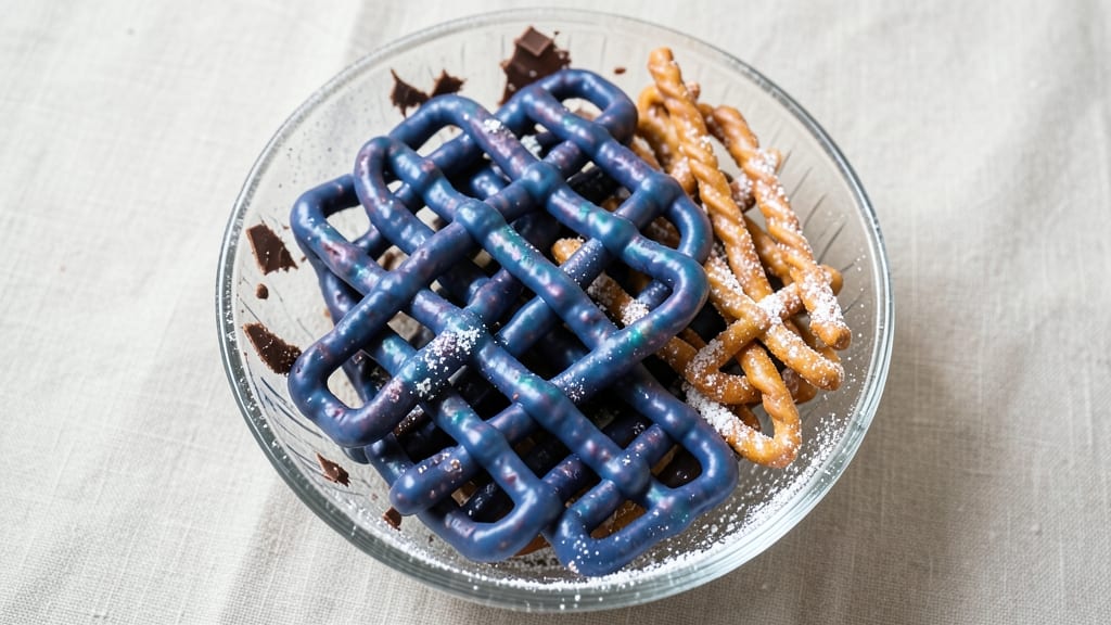Blue Chocolate Covered Pretzels Recipe: Crunchy-Sweet Bites With Melty Rivers