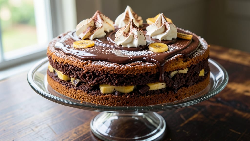 Banana Chocolate Pound Cake Recipe: Fudgy Layers and Buttery Frosting Bliss