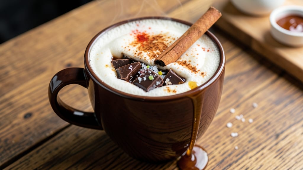 Café-Style Hot Chocolate Recipe: Velvety Foam and Spiced Cocoa Bliss