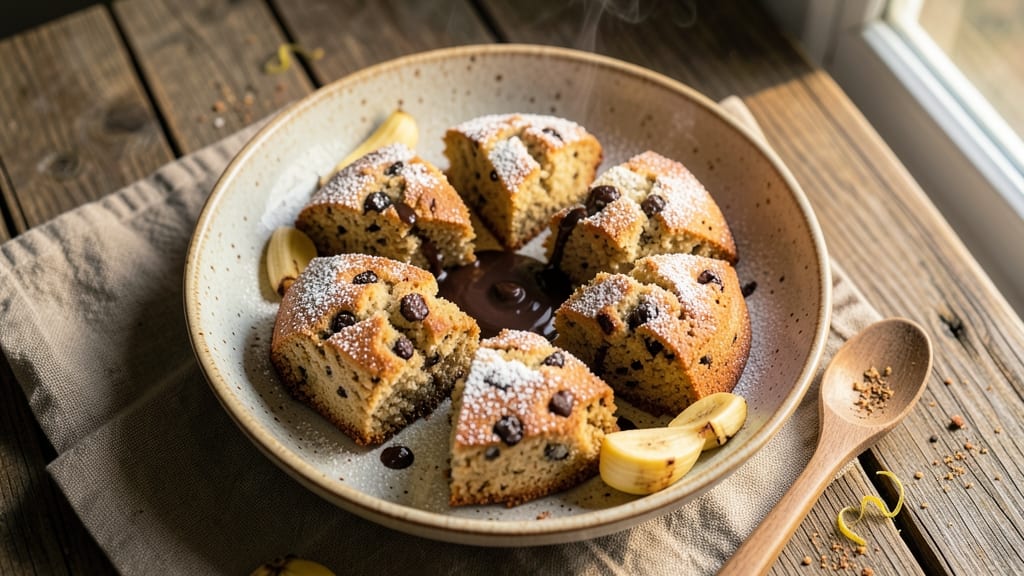 Banana Chocolate Scones Recipe: Warm Spiced Layers With Fudgy Chocolate Streaks