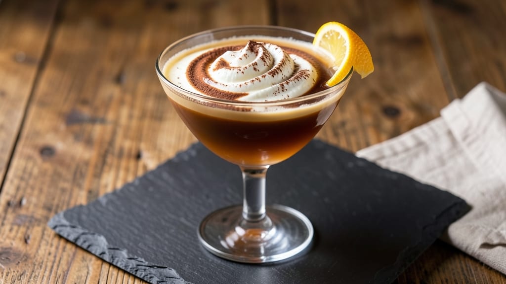 Best Holiday Martini Recipes from England Chocolate Orange Martini Recipe: Festive Twist With Citrus Zest