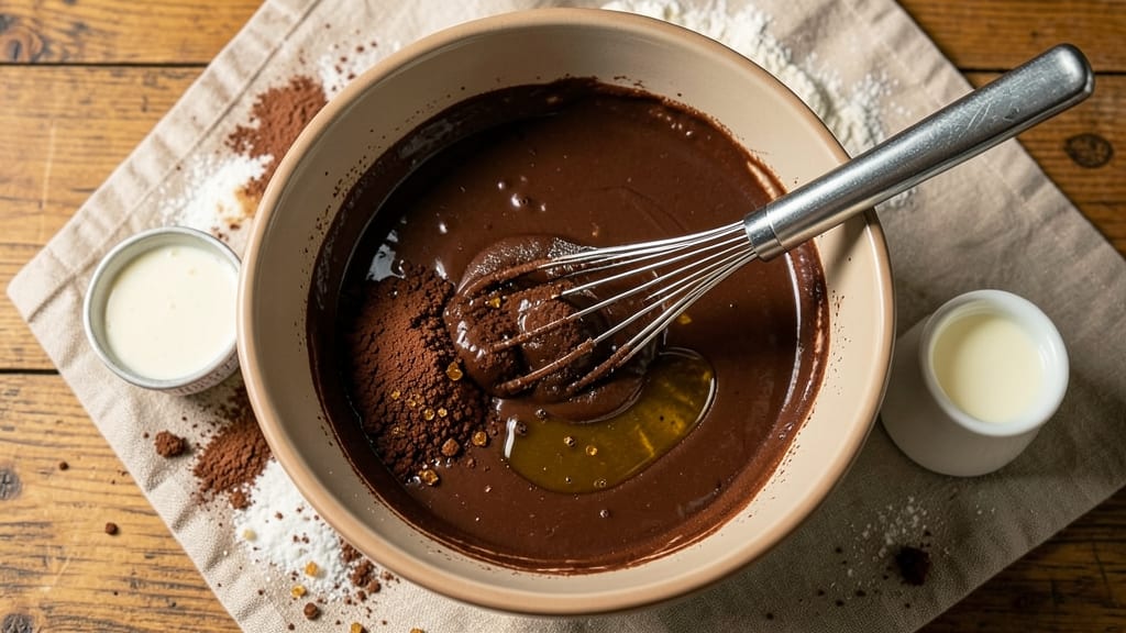 Basic Moist Chocolate Cake Recipe: One-Bowl Wonder With Fudgy Core