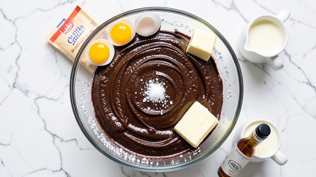 Betty Crocker Butter Recipe Chocolate Cake Mix: Buttery Frosting Swirls in One Bowl