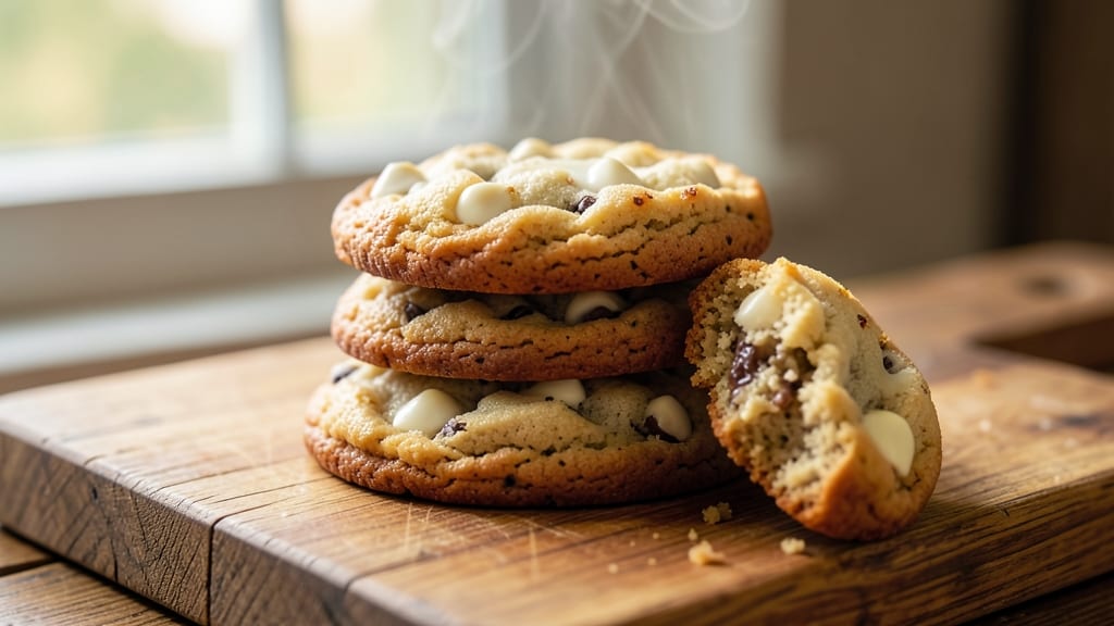 Chewy White Chocolate Chip Cookies Recipe: Bite-Sized Nostalgia With Caramelized Edges