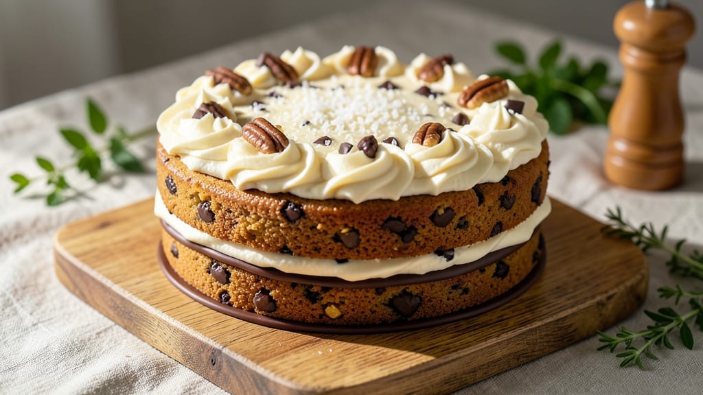 Best Chocolate Chip Cookie Cake Recipe Ever: Triple-Layered Crunch With Warm Chocolate Rivers