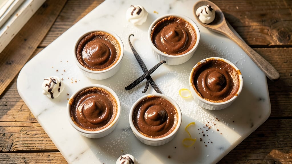 Baked Chocolate Custard Recipe: Silky Texture With Fudgy Chocolate Base