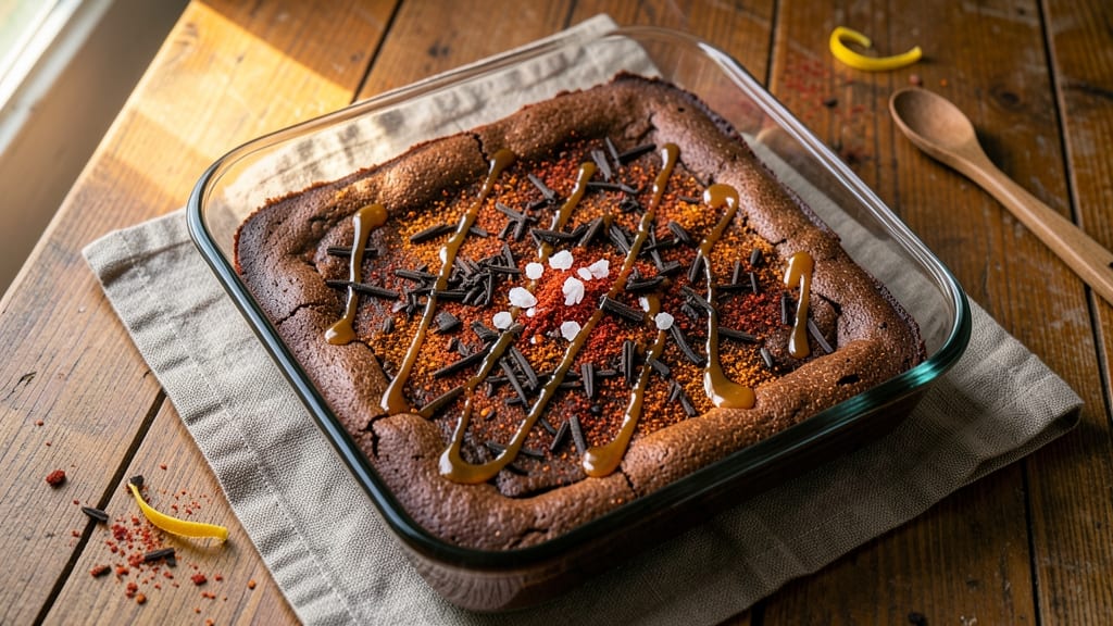 Chilli Chocolate Brownie Recipe: Spicy-Sweet Fudgy Squares With Crunchy Top