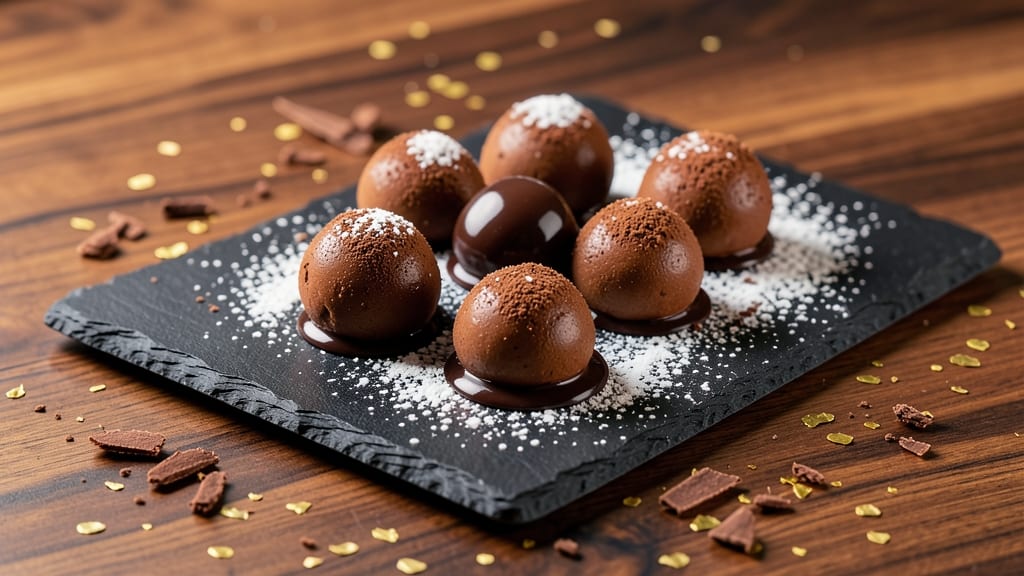 Bittersweet Chocolate Truffles Recipe: Velvety Ganache Wrapped in Crispy Cocoa Shells