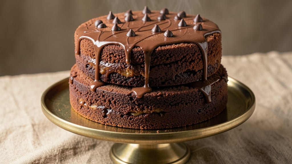 Best Steam Chocolate Cake Recipe: Moist Layers and Melting Chocolate Hearts