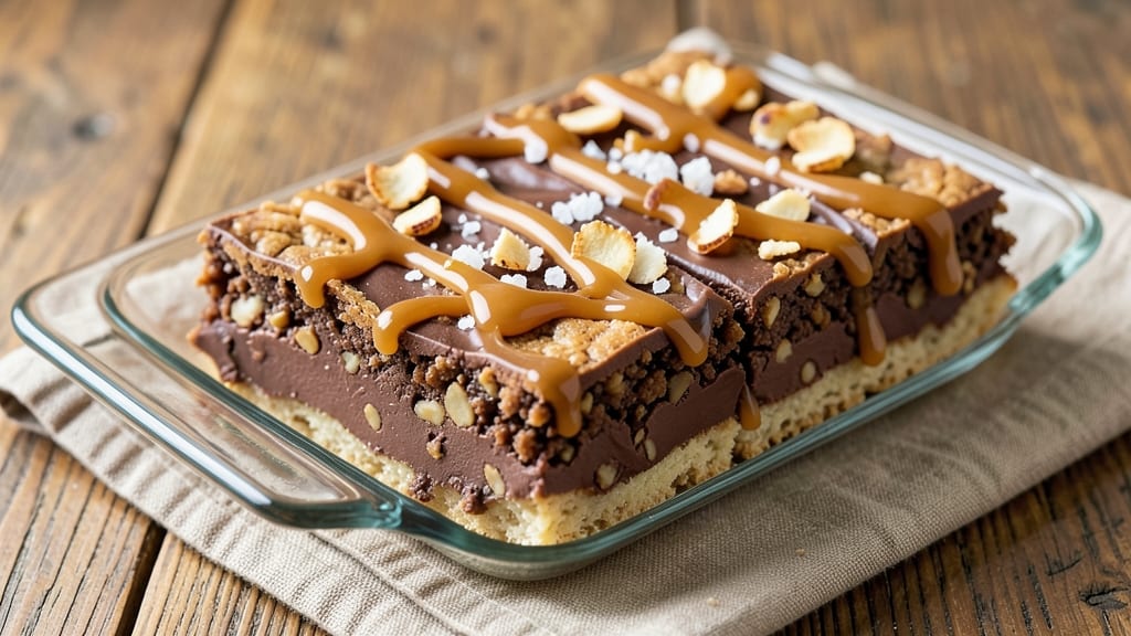 Caramel Chocolate Crunch Bars Recipe: Pioneer Woman's Crispy-Topped Chewy Magic