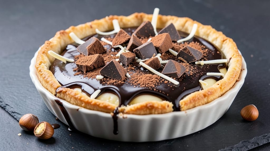 Big Chocolate Tart Recipe: Deep Fudgy Cores With Buttery Crumb Top