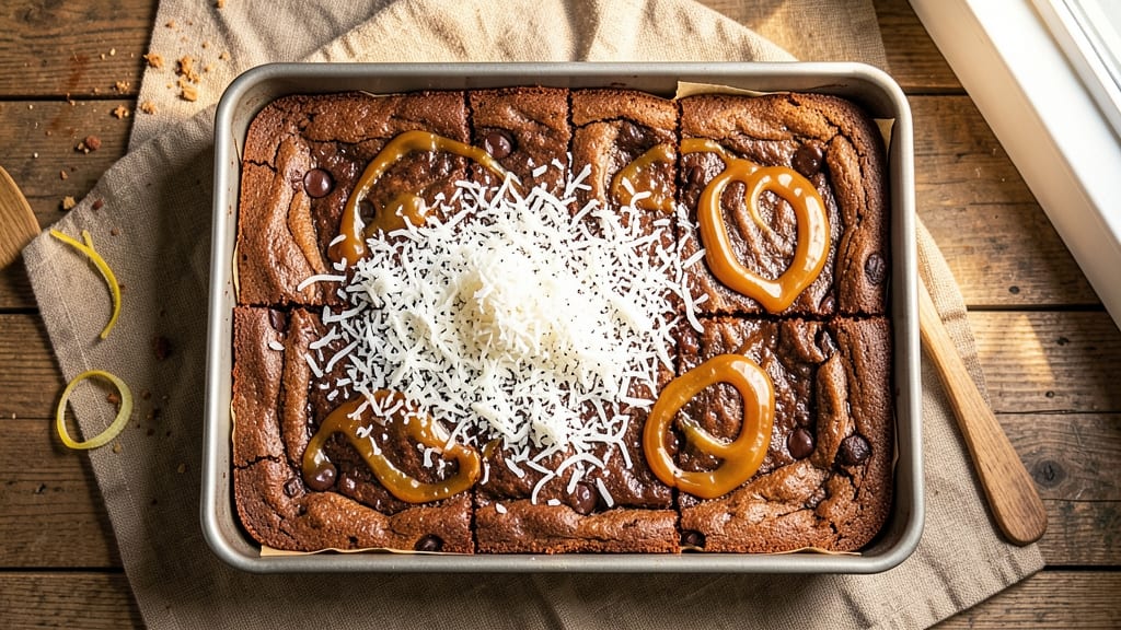 Brownie Recipe Using German Chocolate Cake Mix: Fudgy Depth with Toasted Coconut Swirls
