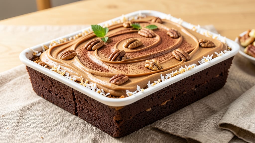 Bakers Square German Chocolate Cake Recipe: Crispy Coconut Crown Over Fudgy Layers