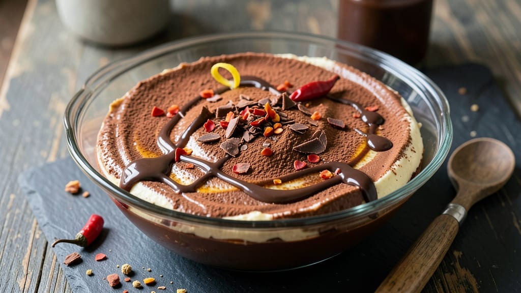 Chili Chocolate Cheesecake Recipe: Spiced Crunch Meets Molten Cocoa Rivers