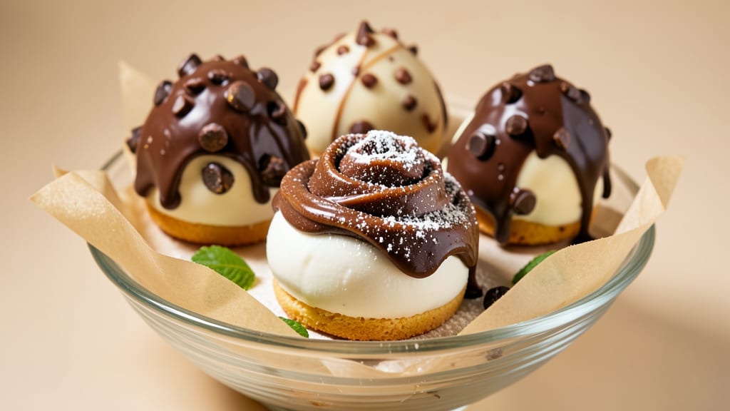Cake Pops With Chocolate Chips Coating Recipe: Crunchy Shell and Melty Chocolate Rivers