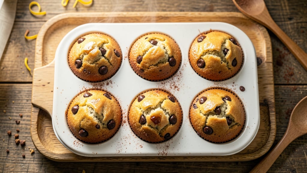 Cappuccino Chocolate Chip Muffins Recipe: Coffee-Infused Swirls and Crispy Chocolate Bites