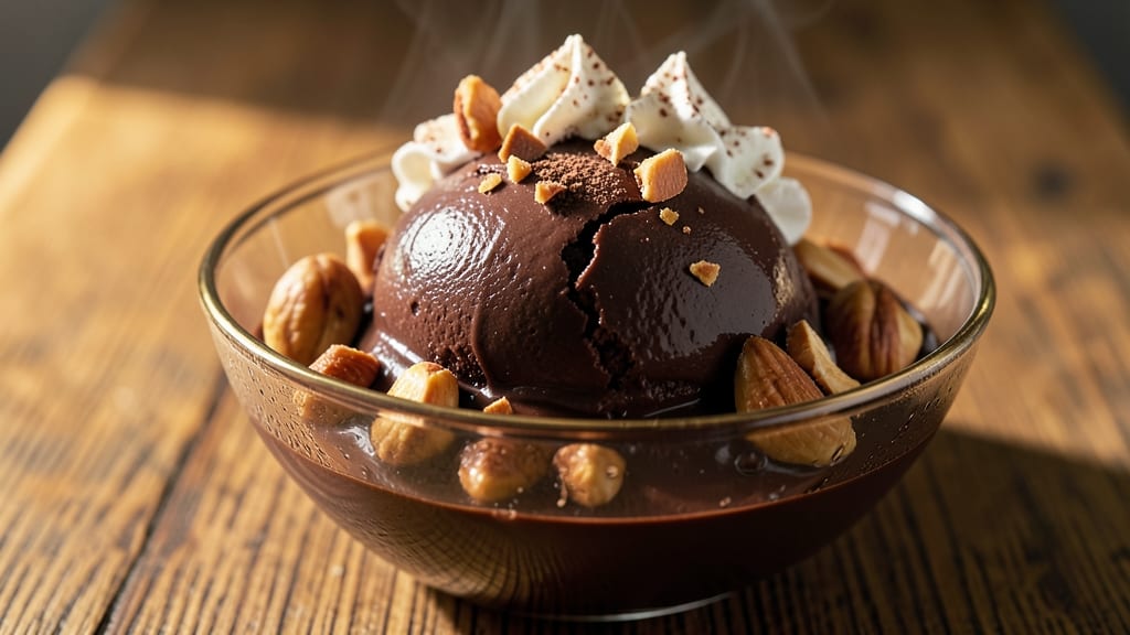 Belgian Dark Chocolate Ice Cream Recipe: Fudgy Depth With Crispy Hazelnut Crown