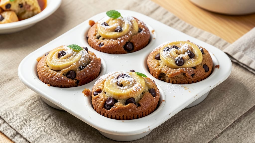 Banana Chocolate Chip Muffins Recipe: Four Bananas' Ultra-Moist Magic